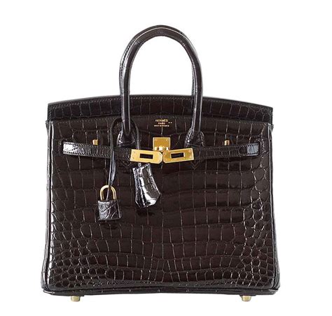 hermes birkin 25cm black|hermes birkin 25 black crocodile.